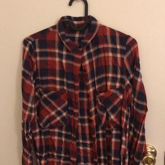 zara plaid long shirt - Picture 2 of 3